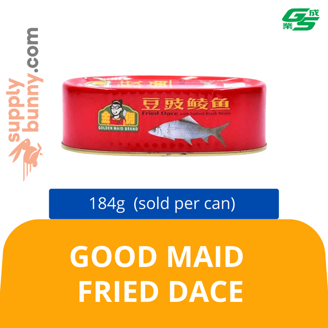 Good Maid Fried Dace 184g (sold per can) 金佣豆鼓鱼