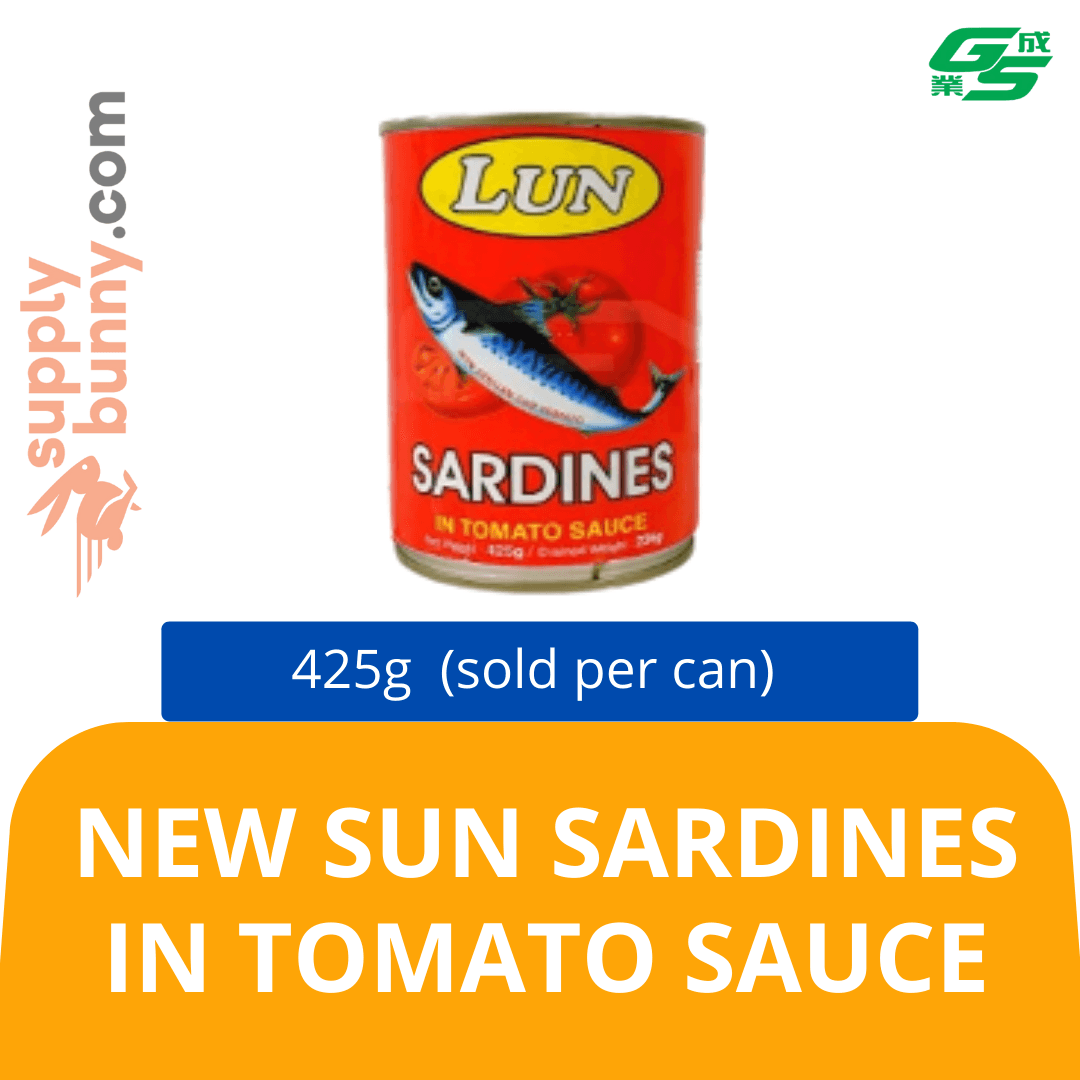 New Sun Sardines In Tomato Sauce 425g (sold per can)