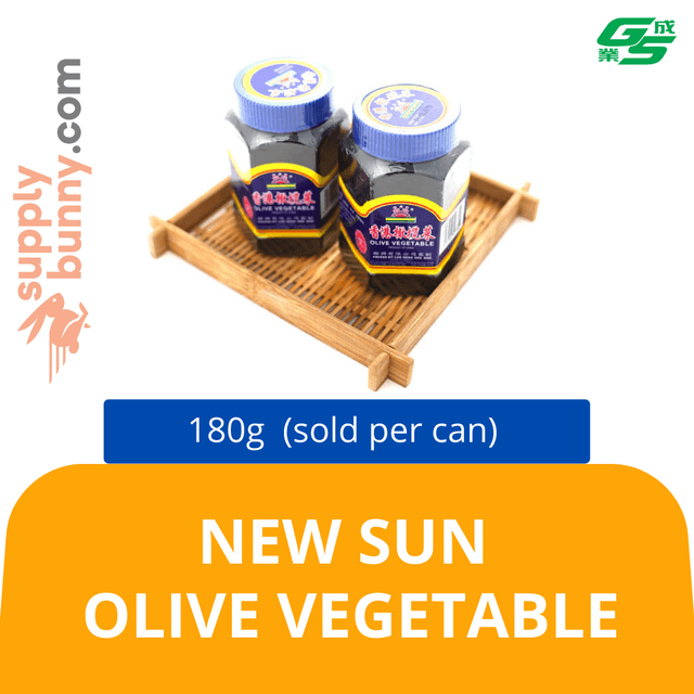 New Sun Olive Vegetable 180g (sold per can)