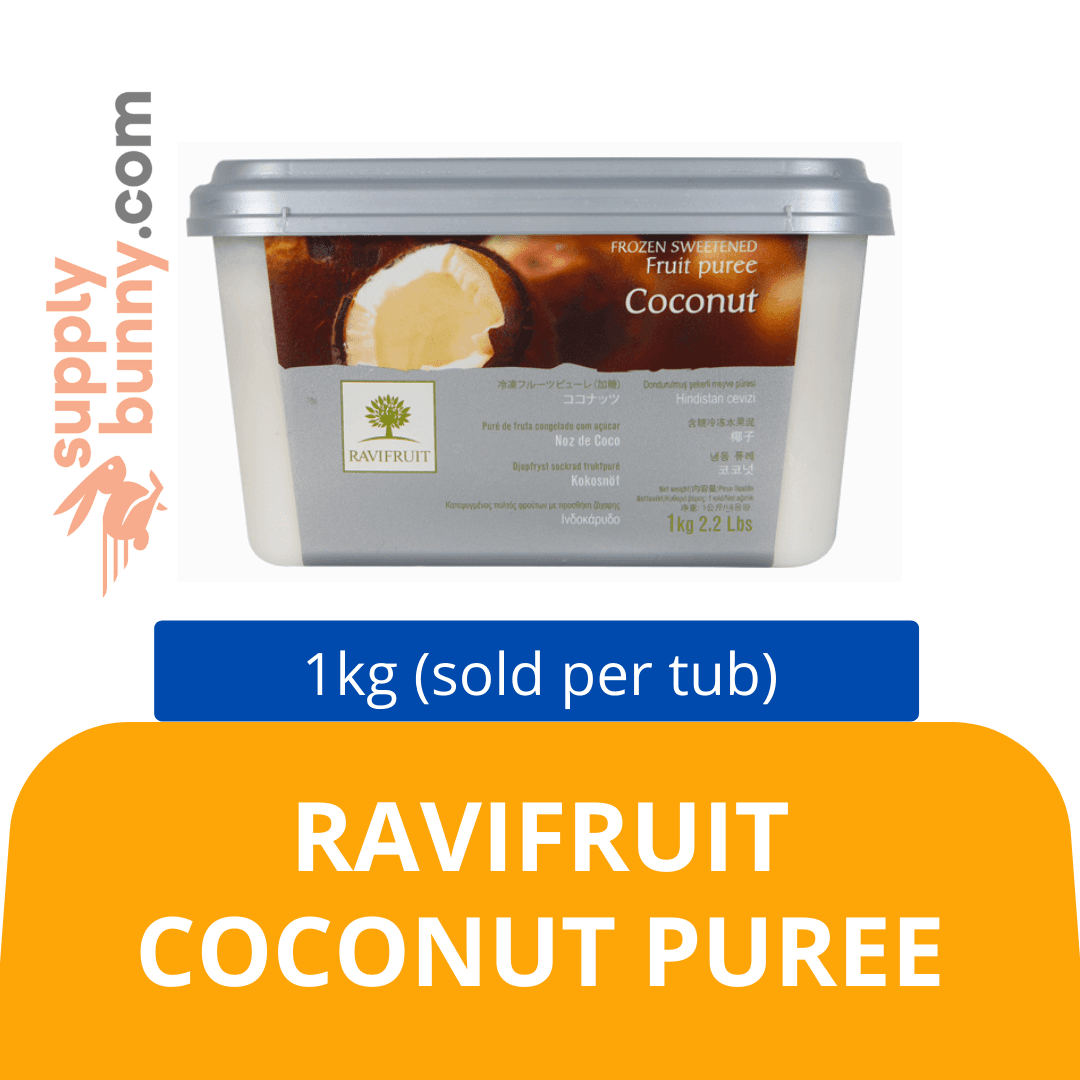 RAVIFRUIT COCONUT PUREE 1KG (sold per tub) BidFood