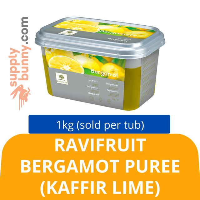 RAVIFRUIT BERGAMOT PUREE (KAFFIR LIME) 1KG (sold per tub) BidFood