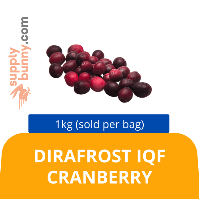 DIRAFROST IQF CRANBERRY 1KG (sold per bag) BidFood