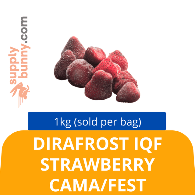 DIRAFROST IF STRAWBERRY CAMA/FEST 1KG (sold per bag) BidFood