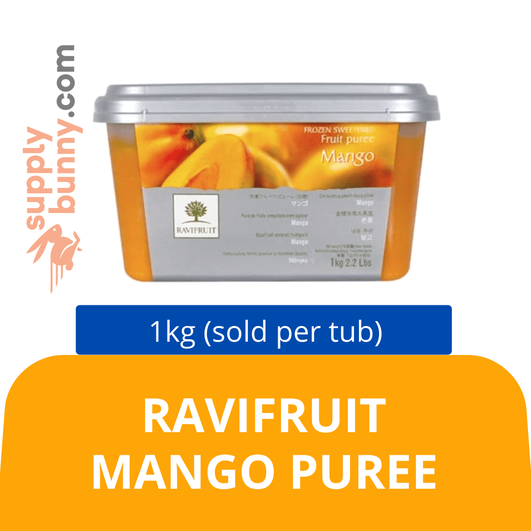 RAVIFRUIT MANGO PUREE 1KG (sold per tub) BidFood