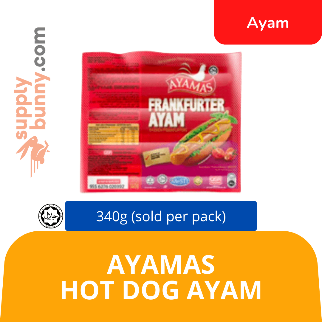Ayamas Hot Dog Ayam 340g (sold per pack)