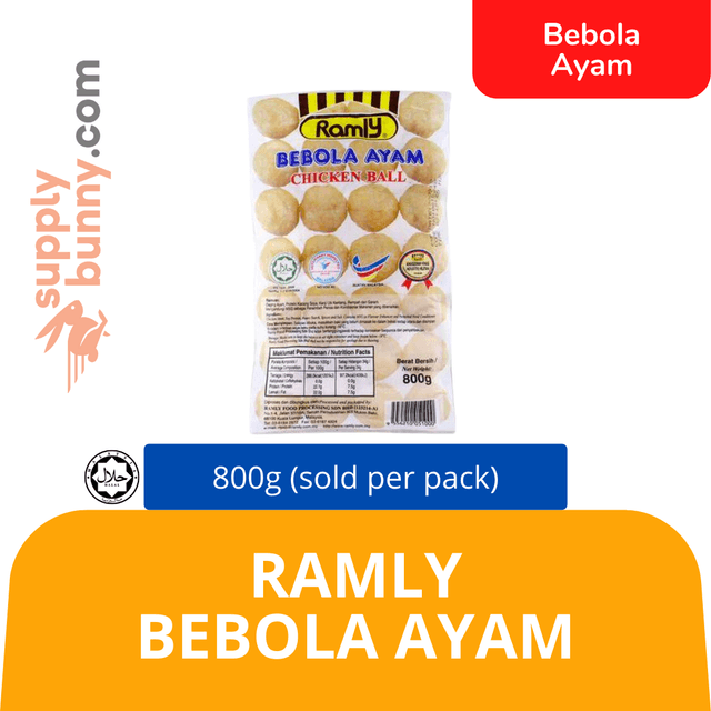 Ramly Bebola Ayam 800g (sold per pack)