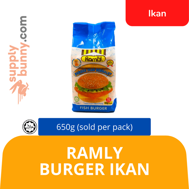 Ramly Burger Ikan 650g (sold per pack)