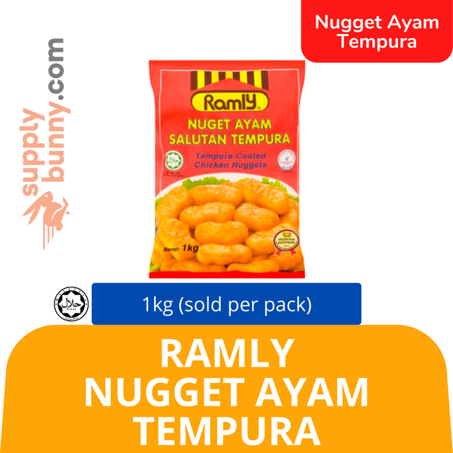 Ramly Nugget Ayam Tempura 1kg (sold per pack)