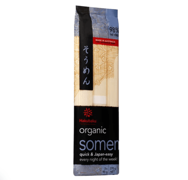 Hakubaku Organic Somen (270g) (sold per pack) MAMAMI