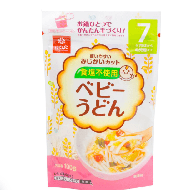 HAKUBAKU BABY NOODLES UDON (100g) (sold per pack) MAMAMI