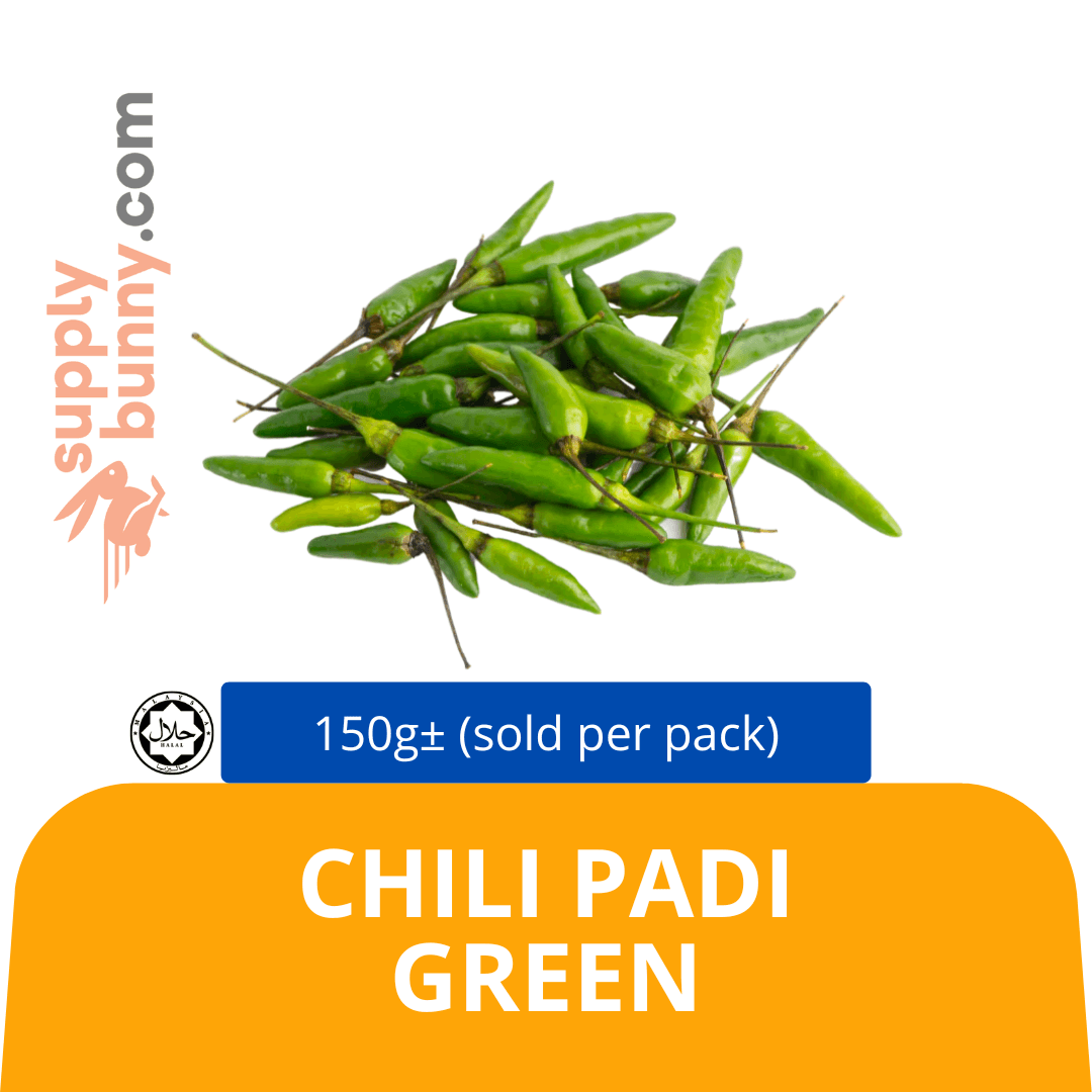 Chili Padi Green 150g± (sold per pack)