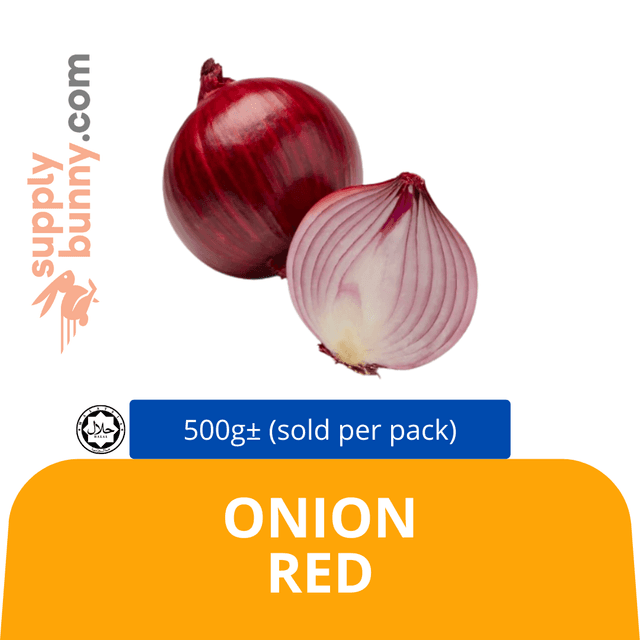 Onion Red 500g± (sold per pack)