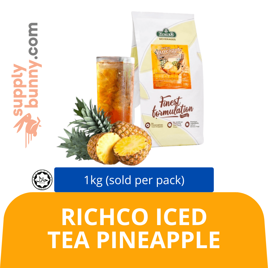 RichCo Iced Tea Pineapple 1kg (sold per pack) RichCo