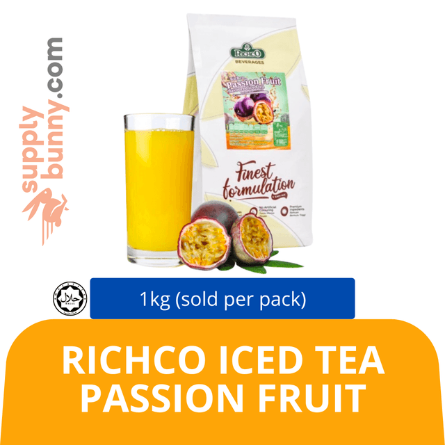 RichCo Iced Tea Passion Fruit 1kg (sold per pack) RichCo