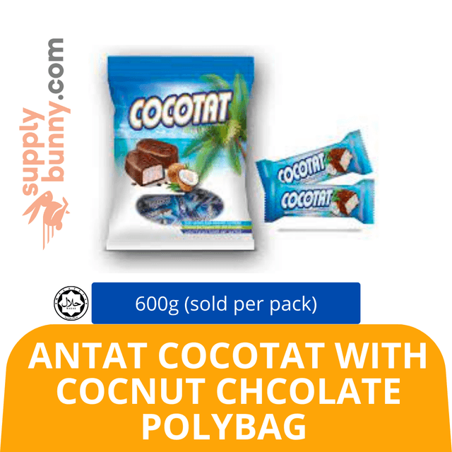 Antat Cocotat With Cocnut Chcolate Polybag 600g (sold per carton)