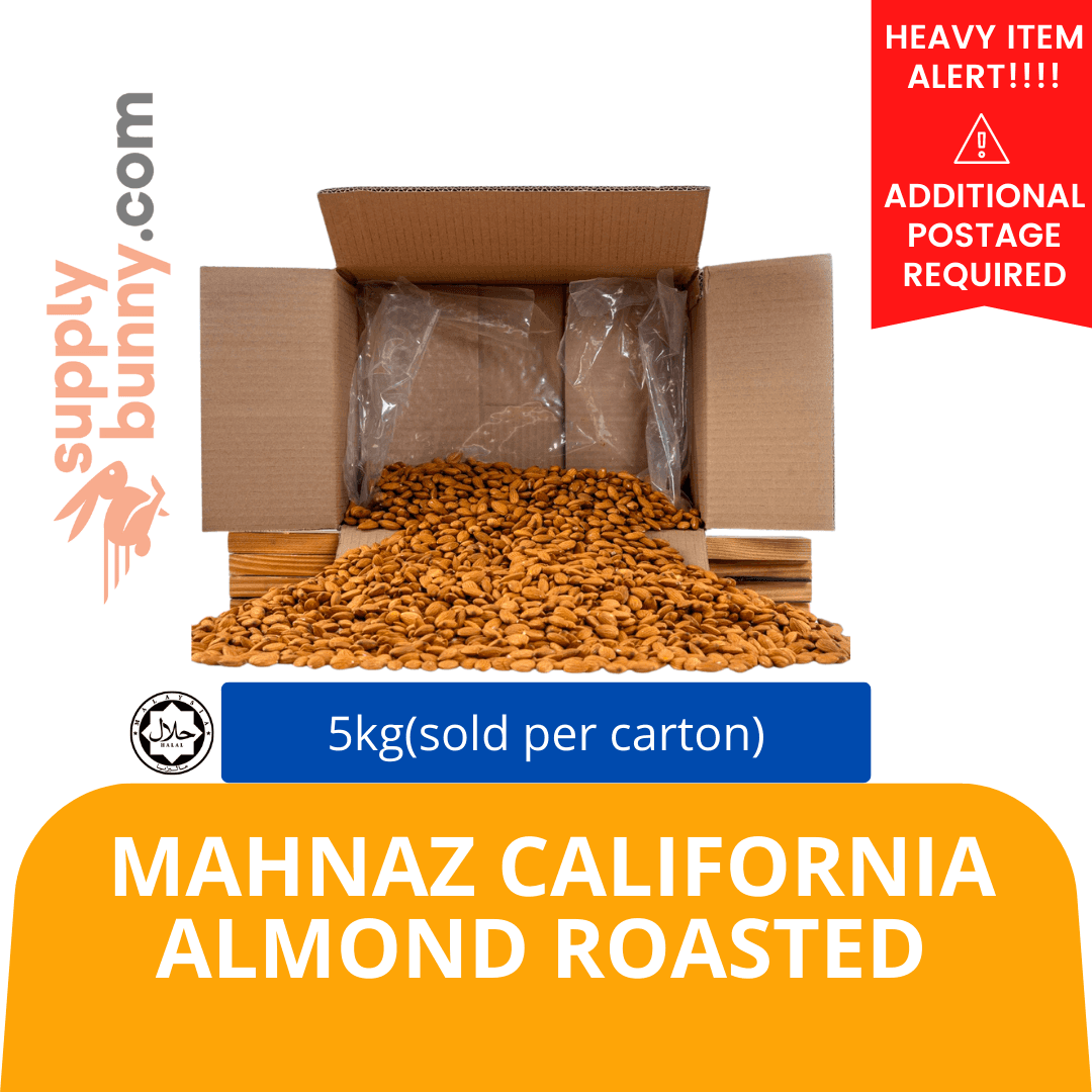 Mahnaz California Almond Roasted 5kg (sold per carton)