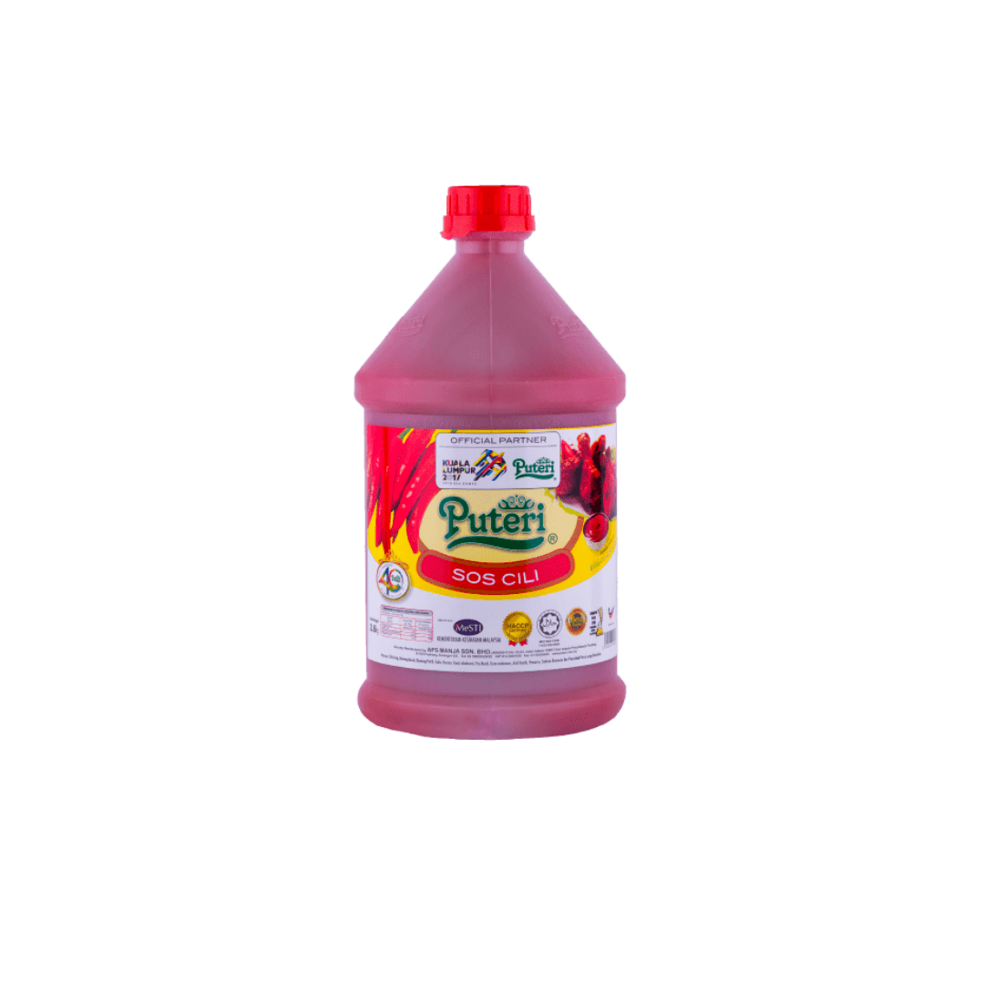 CHILLI SAUCE Puteri 2.6kg/tub x6tub (Sold per Box)