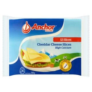 Anchor 12's Processed Cheddar 200g x24 (sold per carton)