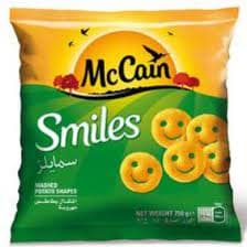 McCain Smiles 750g x12pkt (Sold per carton)