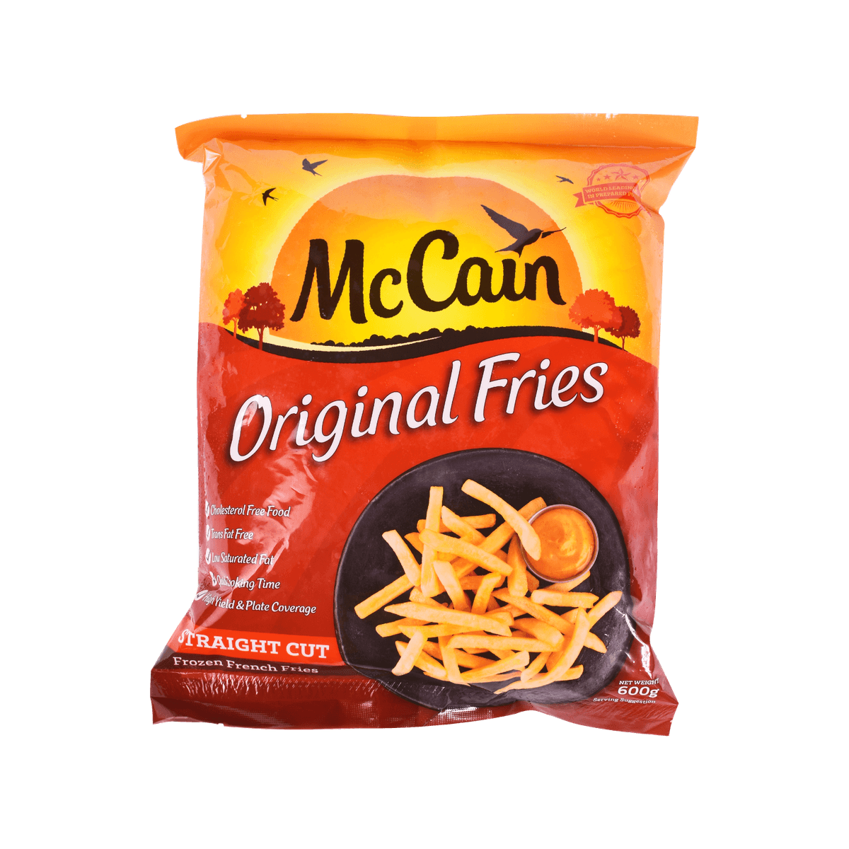 McCain Straight Cut 600gm x12pkt (sold per carton)