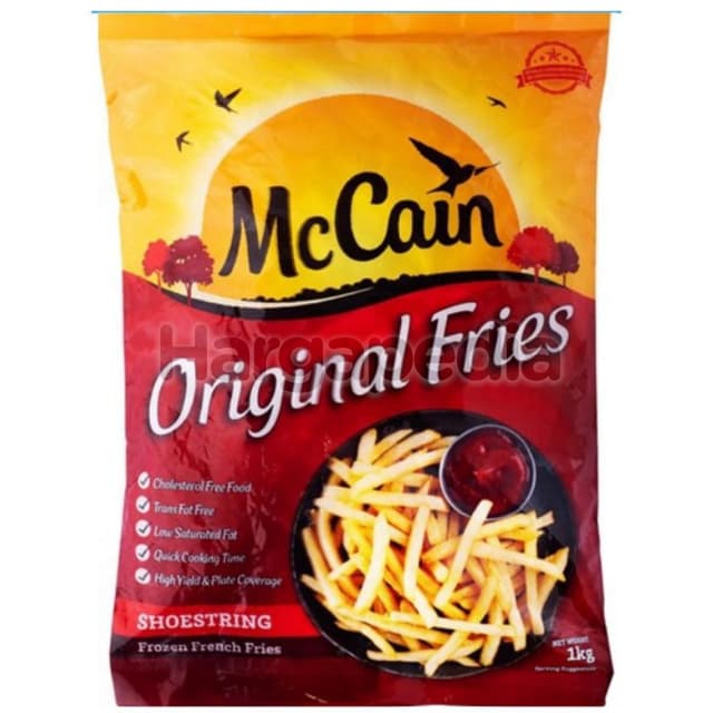 McCain Straight Cut 1kg x12pkt (Sold per carton)