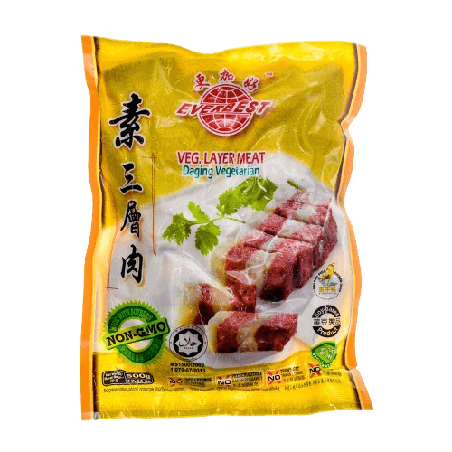 Vegetarian Three Layer Meat (26pkt x 500g) (sold per carton) B2B
