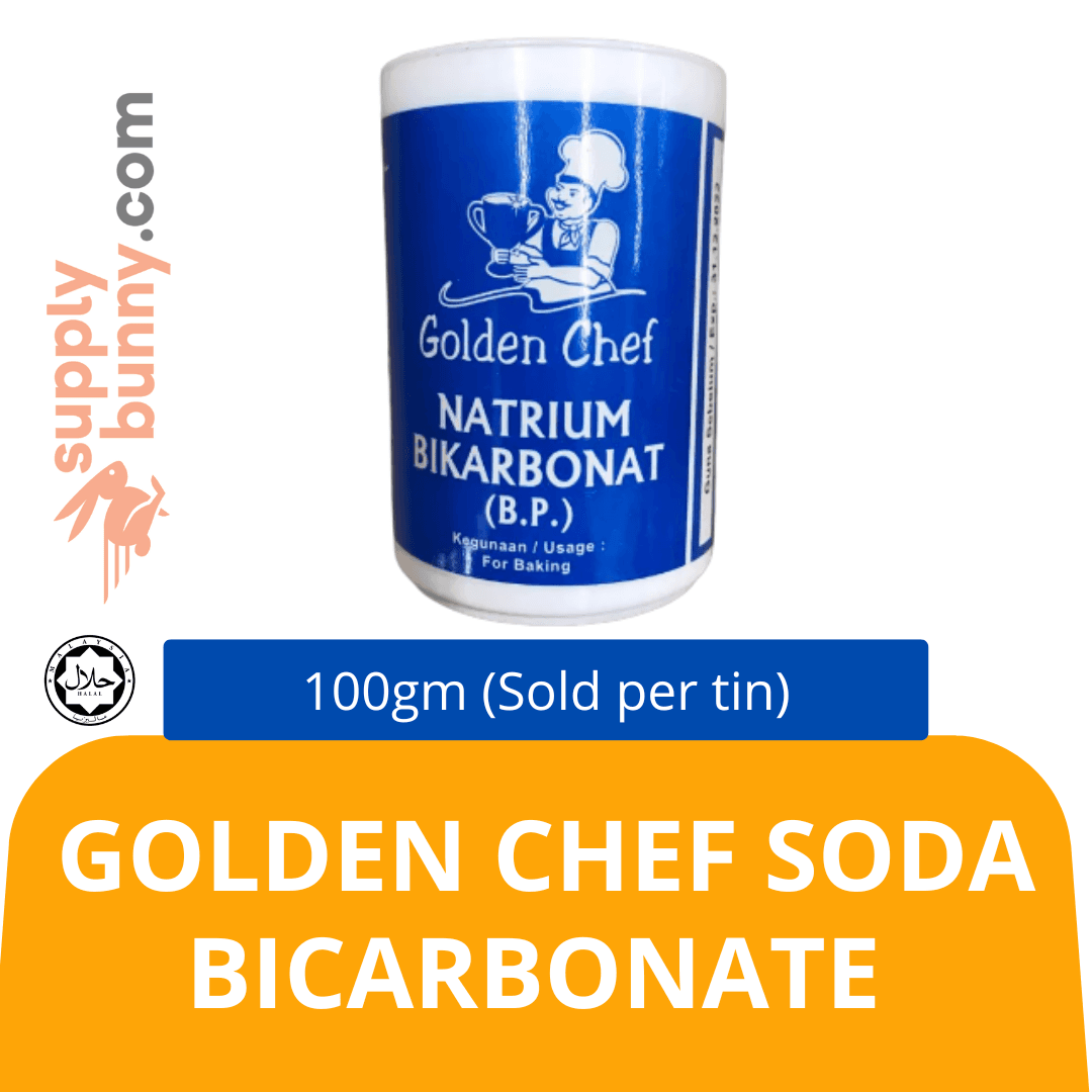 Golden Chef Soda Bicarbonate 100gm/tin (Sold per tin)