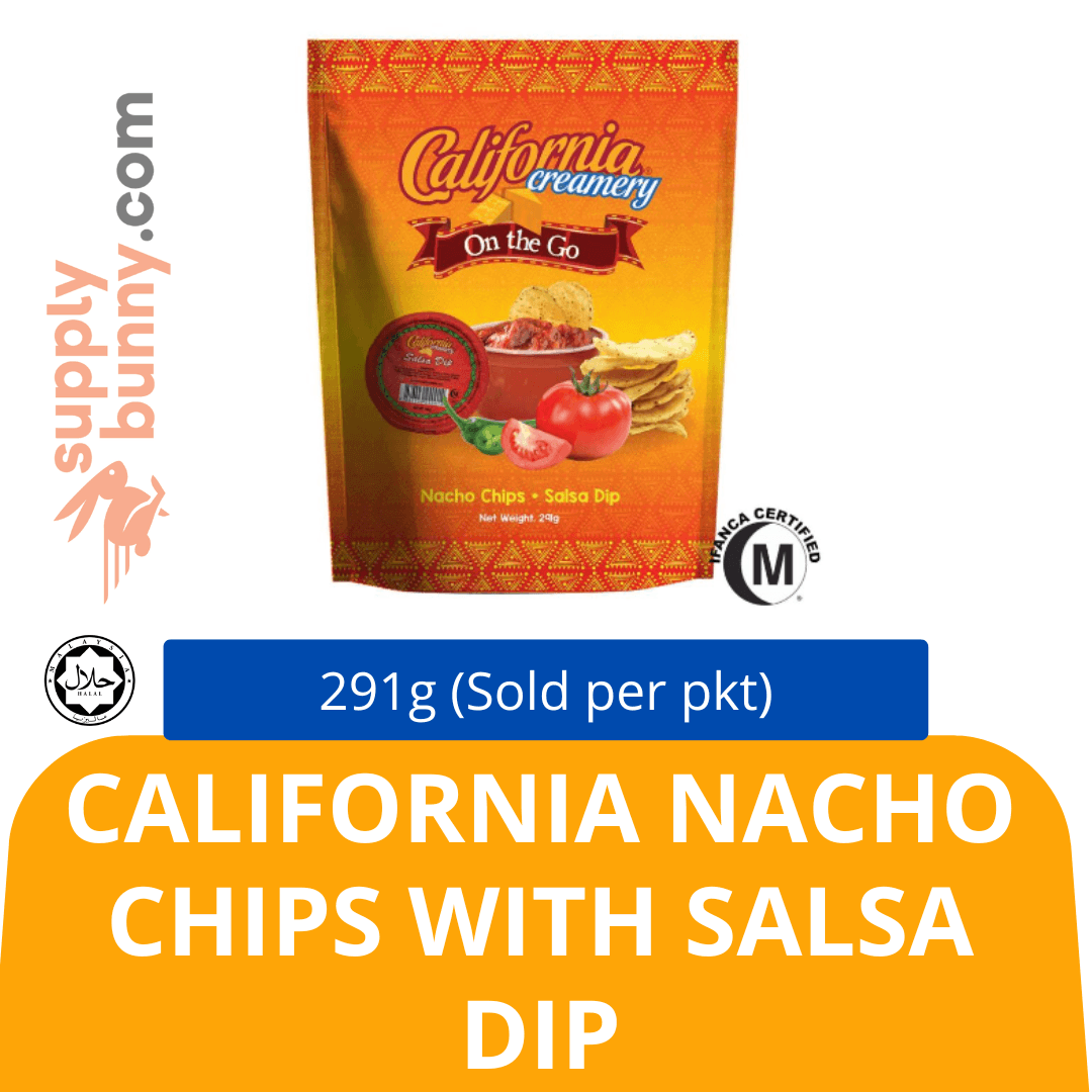 California Nacho Chips with Salsa Dip 291g/pkt (Sold per pkt)