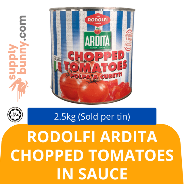 Rodolfi Ardita Chopped Tomatoes in Sauce 3kg/tin (Sold per tin)