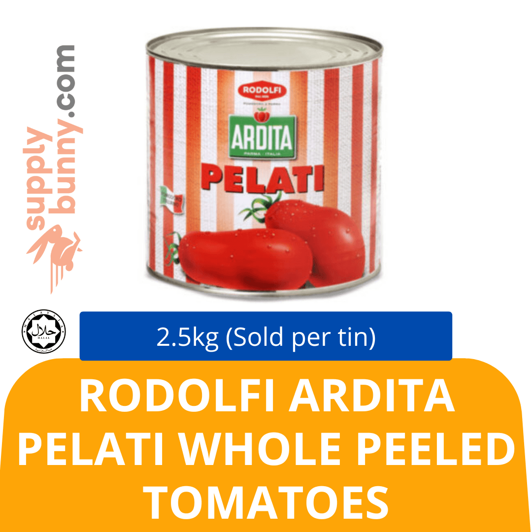 Rodolfi Ardita Pelati Whole Peeled Tomatoes 3kg/tin (Sold per tin)