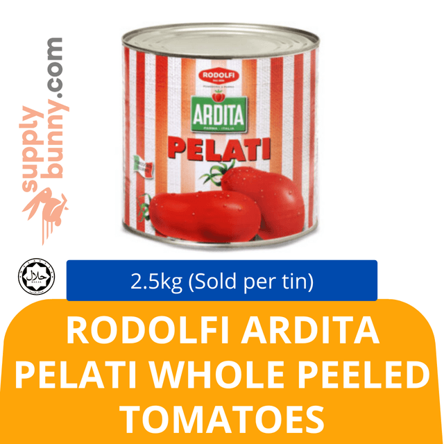 Rodolfi Ardita Pelati Whole Peeled Tomatoes 3kg/tin (Sold per tin)