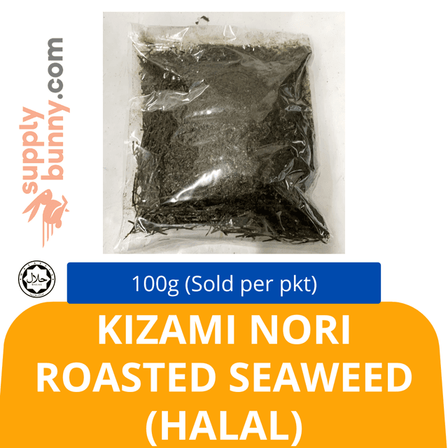 Kizami Nori Roasted Seaweed 100g (Halal) (Sold per pkt)