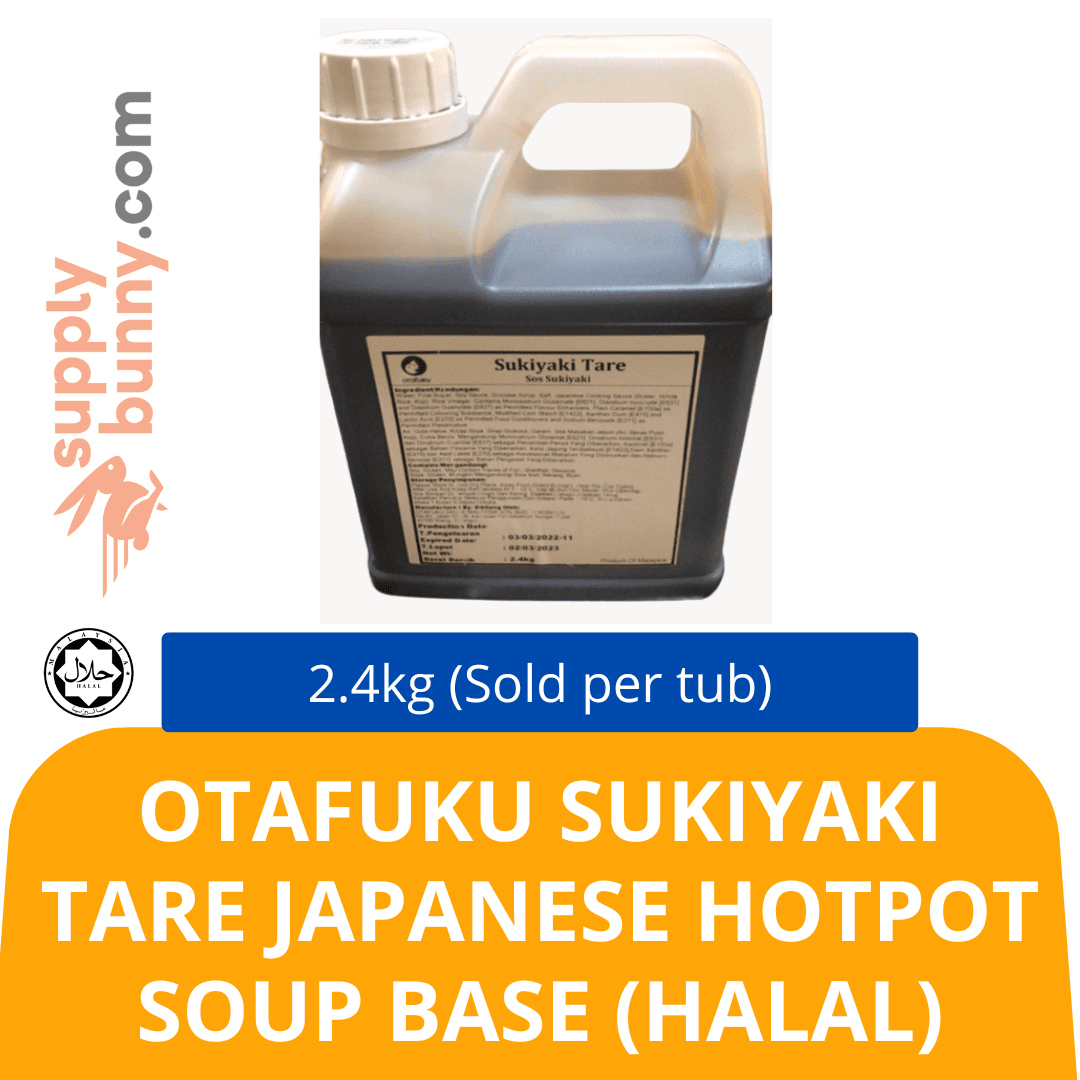 Otafuku Sukiyaki Tare Japanese Hotpot Soup Base 2.4kg (Halal) (Sold per tub)