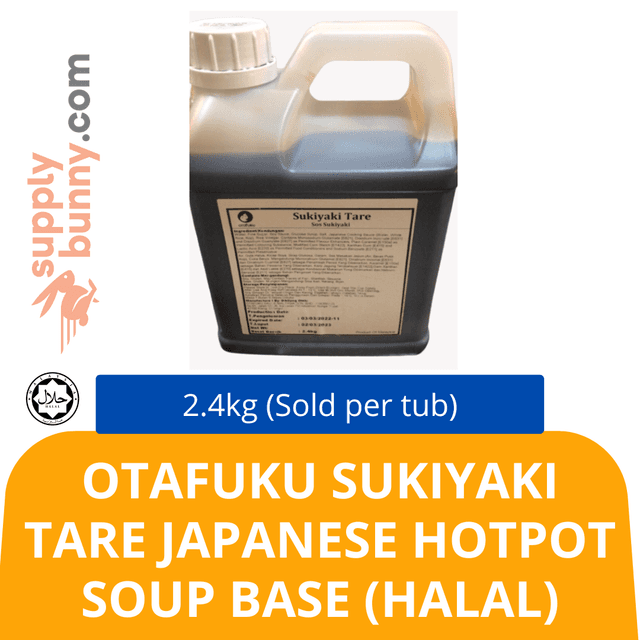 Otafuku Sukiyaki Tare Japanese Hotpot Soup Base 2.4kg (Halal) (Sold per tub)