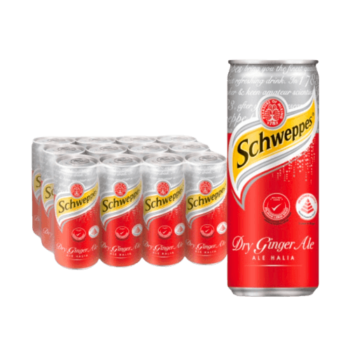 Schweppes Dry Ginger Ale 12 x 320ml (sold per carton)