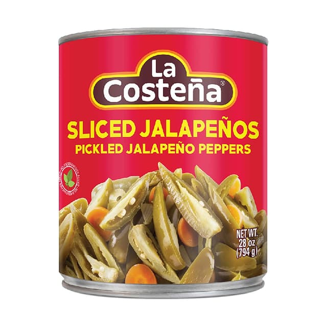 La Costena Sliced Jalapenos 2.8kg (sold per tin)