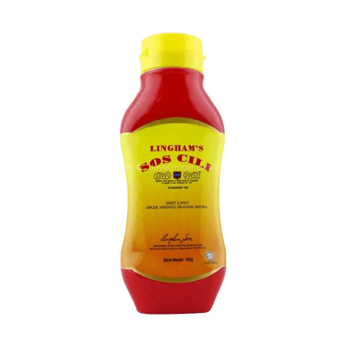 Lingham Chili Sauce 340gm x 12btl (Sold per carton)