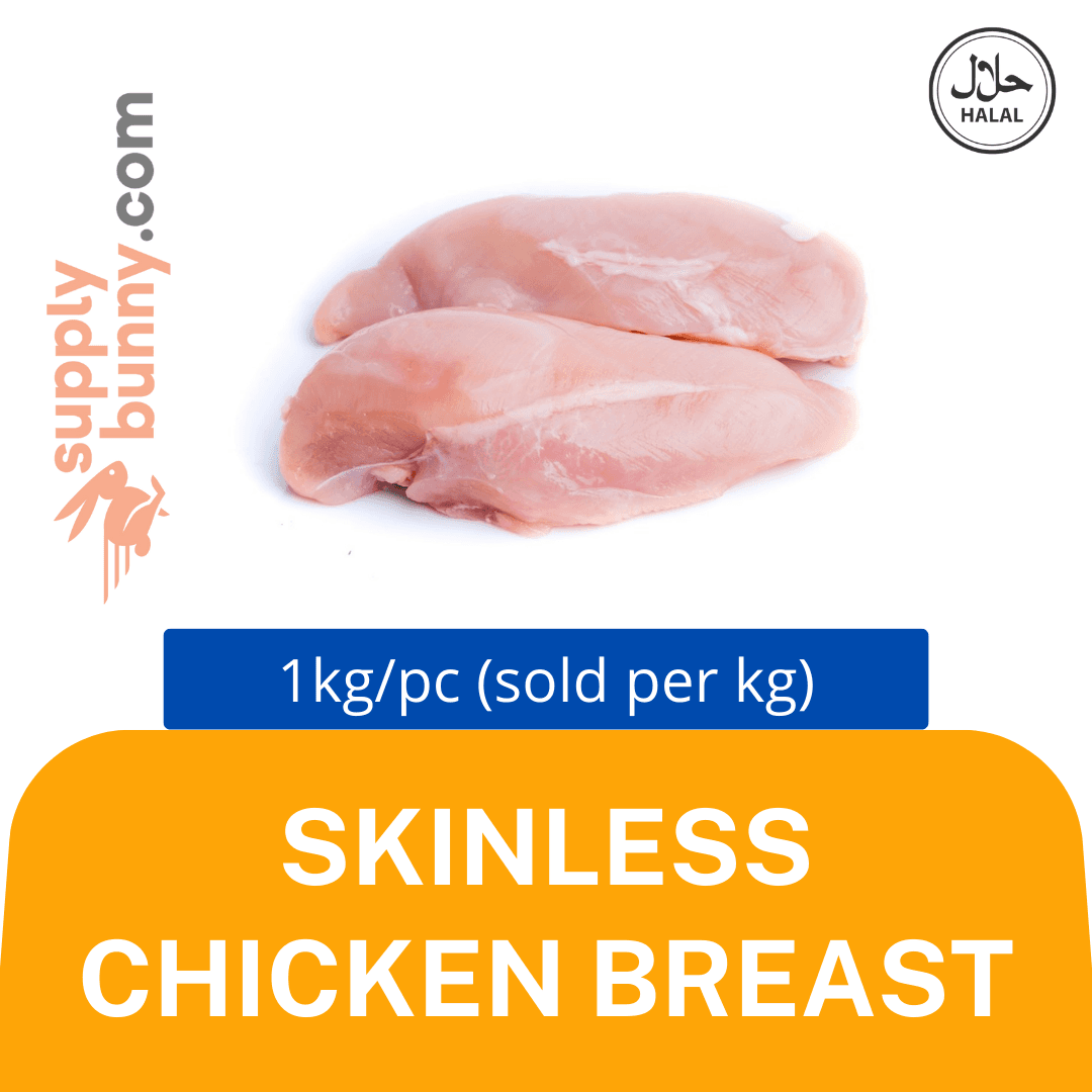 Skinless Chicken Breast 1kg/pc (sold per kg)Dada ayam