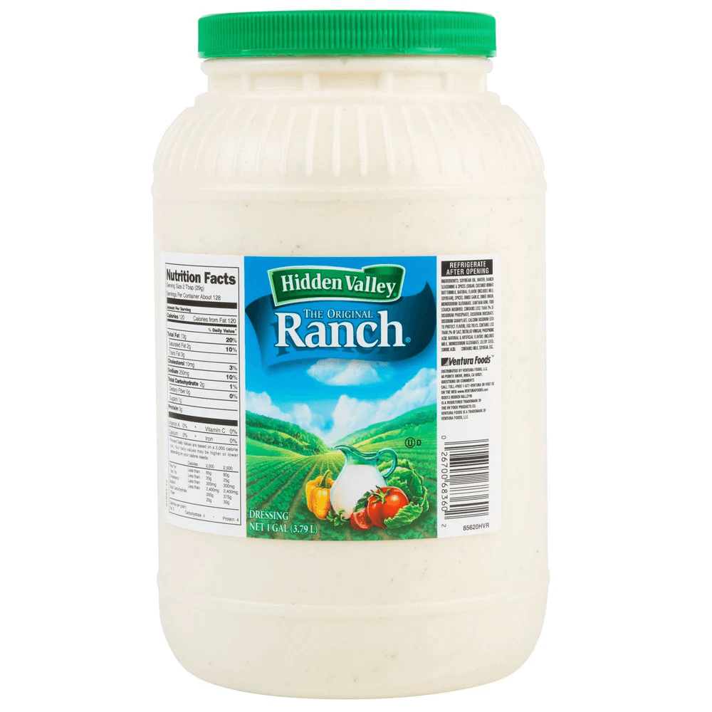 Hidden Valley Ranch dressing 3.79L (sold per tub)
