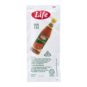 Life Sachet Chilli Sauce 10g (6 x 250 x 10g) (sold per carton)