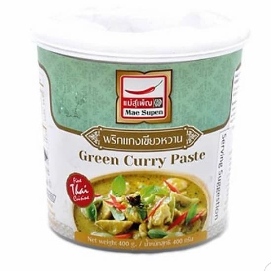 Mae Supen Brand Green Curry Paste 400gm/tub (sold per tub)