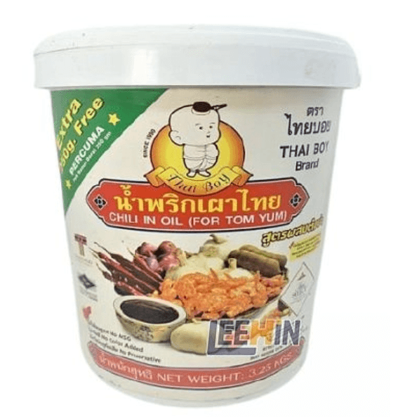 Thaiboy Chili In Oil 3.25kg/tub (6 tubs per carton)