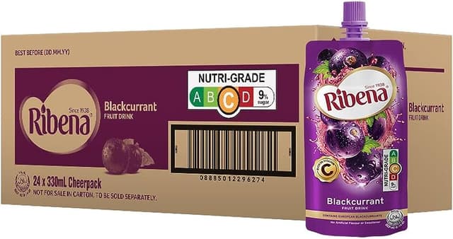 Ribena Blackcurrant 330ml x 24 (sold per carton)