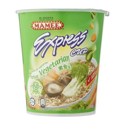 Mamee Express Vegetarian 60g x 24 (sold per carton)