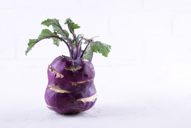 Purple Kohlrabi 15cm x 10cm (sold per box)