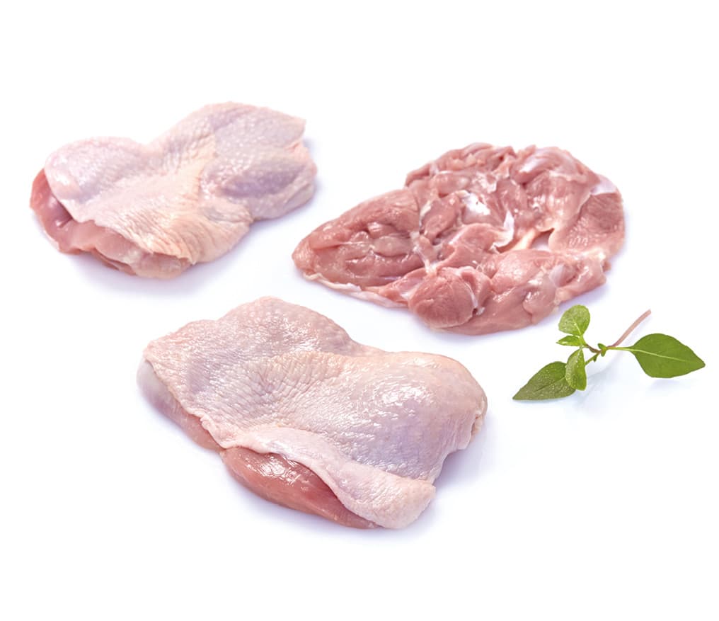 Chicken Boneless Leg (with Skin) 2kg/pack (sold per pack)