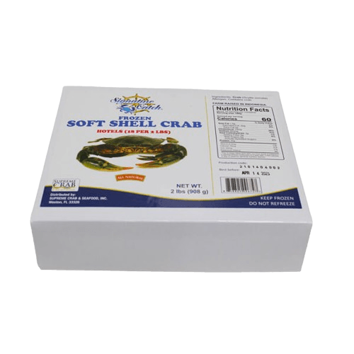 Soft Shell Crab 30% Glazing 5-6pcs/box 1kg (sold per box)