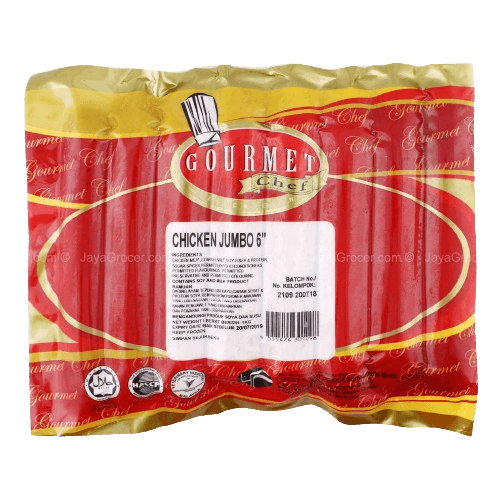 Gourmet Chef Chicken Jumbo Sausage 6" 1kg (sold per pack)