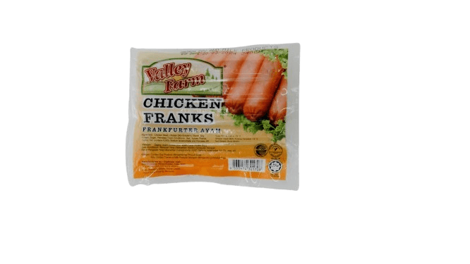 Chicken Frank Valley Farm 340g (sold per pack)