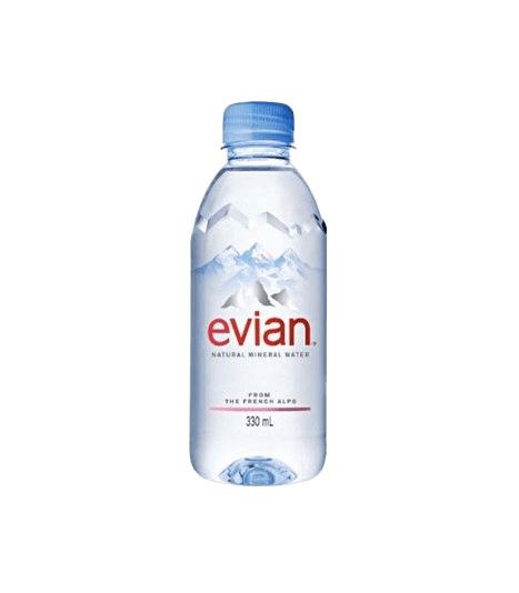 Evian Mineral Water 330ml PLASTIC (24 bottles per carton)